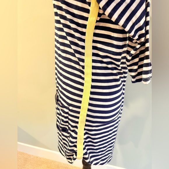 Navy and White Striped Women's Tunic/swim suit cover - Picture 3 of 4